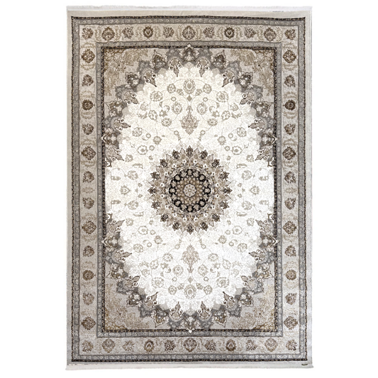 Covor Persia Esfahan 6763 Bej Crem, Persan,Living, Dormitor, Clasic,Elegante