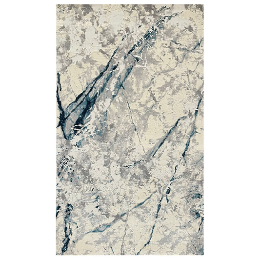Covor, Infinito Rotto, Turcoaz, Living, Dormitor, Modern