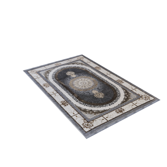 Covor Persia Ardabil 6758 Gri Crem, Persan,Living, Dormitor, Clasic,Elegante