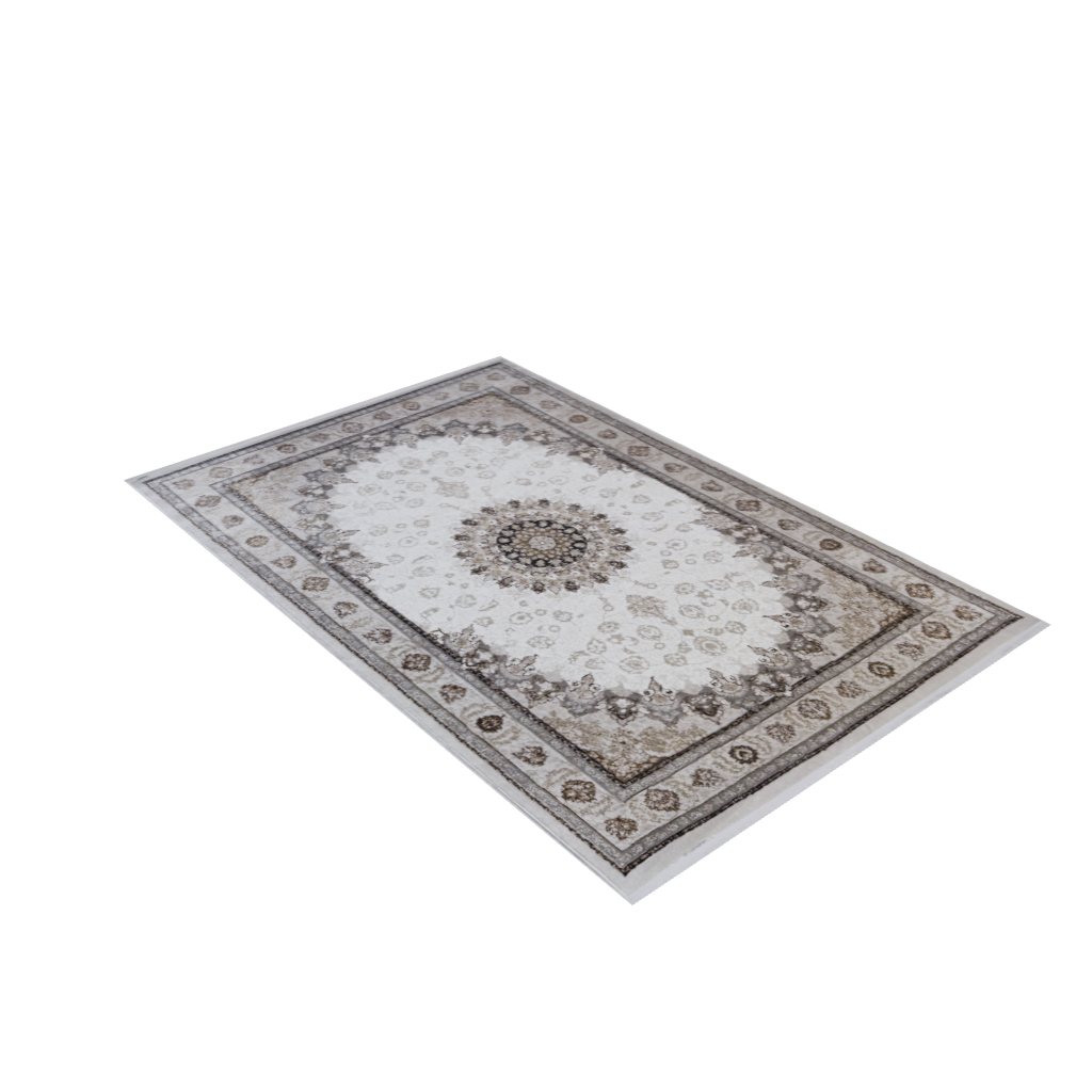 Covor Persia Esfahan 6763 Bej Crem, Persan,Living, Dormitor, Clasic,Elegante